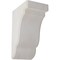 Ekena Millwork 3 1/2"W x 5"D x 7 1/2"H Bedford Wood Vintage Decor Bracket, Chalk Dust White BKTWD04X05X08BEWH - alternate 1